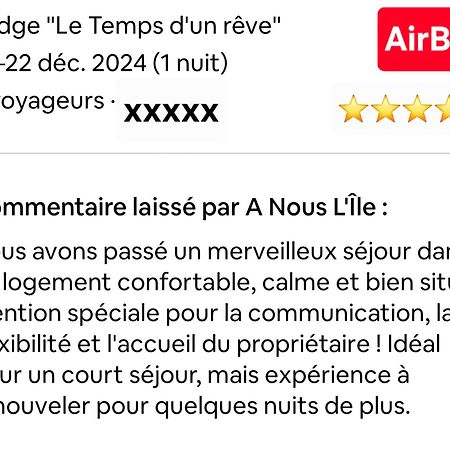 Lodge "Le Temps D'Un Reve" Saint-Francois  Bagian luar foto