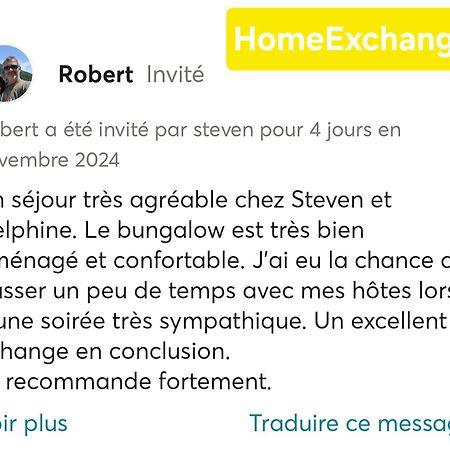 Lodge "Le Temps D'Un Reve" Saint-Francois  Bagian luar foto